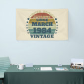 Personalisierte Vintage Geburtstagsgeschenke Banner (Messeveranstaltung)