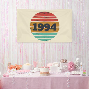 Personalisierte Vintage Geburtstagsgeschenke Banner