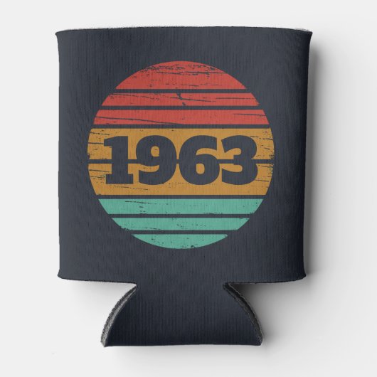 Personalisierte Vintage Geburtstagsgeschenke Dosenkühler (Vorderseite)