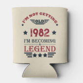 Personalisierte Vintage Geburtstagsgeschenke Dosenkühler (Rückseite)