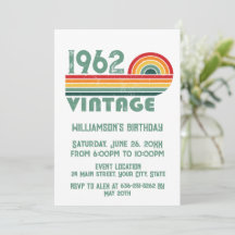Personalisierte Vintage Geburtstagsgeschenke