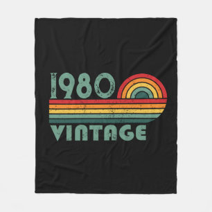 Personalisierte Vintage Geburtstagsgeschenke Fleecedecke