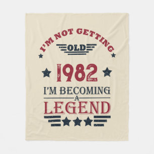 Personalisierte Vintage Geburtstagsgeschenke Fleecedecke