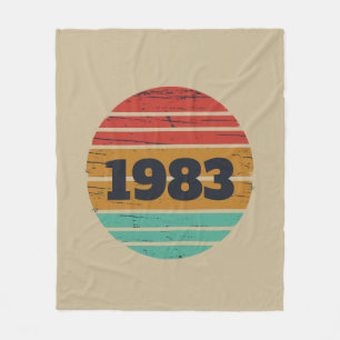 Personalisierte Vintage Geburtstagsgeschenke Fleecedecke
