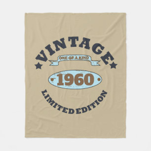 Personalisierte Vintage Geburtstagsgeschenke Fleecedecke