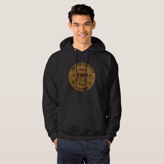 Personalisierte Vintage Geburtstagsgeschenke Hoodie (Vorne ganz)