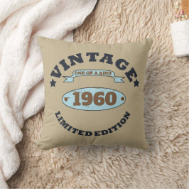 Personalisierte Vintage Geburtstagsgeschenke Kissen