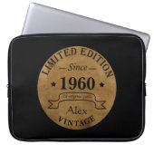 Personalisierte Vintage Geburtstagsgeschenke Laptopschutzhülle (Vorderseite)