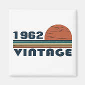 Personalisierte Vintage Geburtstagsgeschenke Magnet (Vorne)