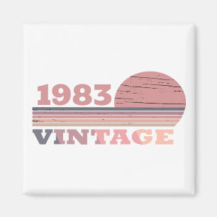 Personalisierte Vintage Geburtstagsgeschenke Magnet