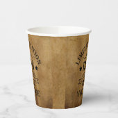 Personalisierte Vintage Geburtstagsgeschenke Pappbecher (Links)