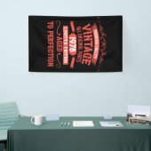 Personalisierte Vintage Geburtstagsgeschenke rot Banner (Messeveranstaltung)