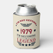 Personalisierte Vintage Geburtstagsgeschenke rot Dosenkühler (Kanne Vorderseite)