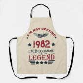 Personalisierte Vintage Geburtstagsgeschenke Schürze (Vorderseite)