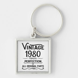 Personalisierte Vintage Geburtstagsgeschenke schwa Schlüsselanhänger