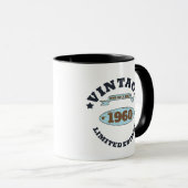 Personalisierte Vintage Geburtstagsgeschenke Tasse (VorderseiteRechts)