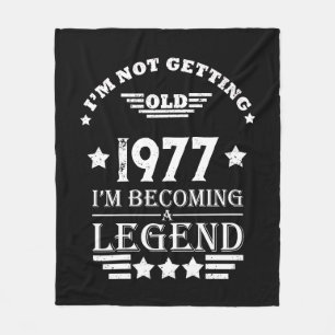 Personalisierte Vintage Geburtstagsgeschenke weiß Fleecedecke