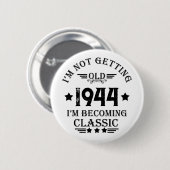 Personalisierte Vintage Geburtstagsgeschenkidee Button (Vorne & Hinten)