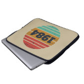 Personalisierte Vintage Geburtstagsgeschenkidee Laptopschutzhülle (Vorne Knopf)