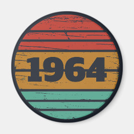 Personalisierte Vintage Geburtstagsgeschenkidee Magnet