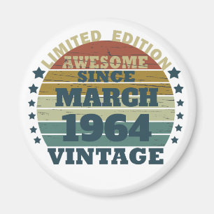 Personalisierte Vintage Geburtstagsgeschenkidee Magnet