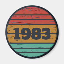 Personalisierte Vintage Geburtstagsgeschenkidee Magnet