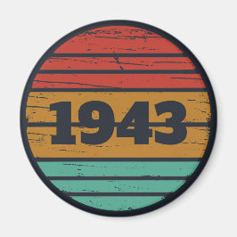 Personalisierte Vintage Geburtstagsgeschenkidee Magnet