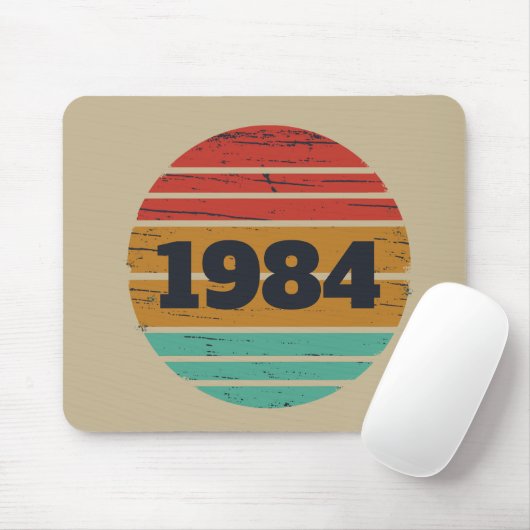 Personalisierte Vintage Geburtstagsgeschenkidee Mousepad (Mit Mouse)