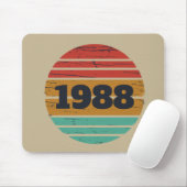 Personalisierte Vintage Geburtstagsgeschenkidee Mousepad (Mit Mouse)