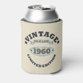 Personalisierte Vintage Geburtstagsparty Dosenkühler (Kanne Rückseite)