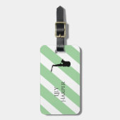 Personalisierte Vintage Geschenke für Gitarrist, M Gepäckanhänger (Vorderseite vertikal)