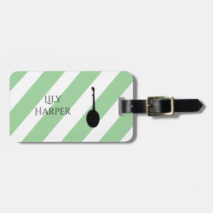 Personalisierte Vintage Geschenke für Gitarrist, M Gepäckanhänger
