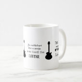 Personalisierte Vintage Geschenke für Gitarrist, M Kaffeetasse (VorderseiteRechts)