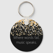 Personalisierte Vintage Geschenke für Gitarrist, M Schlüsselanhänger (Rückseite)