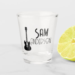 Personalisierte Vintage Geschenke für Gitarrist, M Schnapsglas