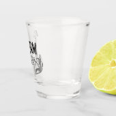 Personalisierte Vintage Geschenke für Gitarrist, M Schnapsglas (Rechts)