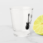 Personalisierte Vintage Geschenke für Gitarrist, M Schnapsglas (Links)