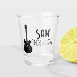 Personalisierte Vintage Geschenke für Gitarrist, M Schnapsglas