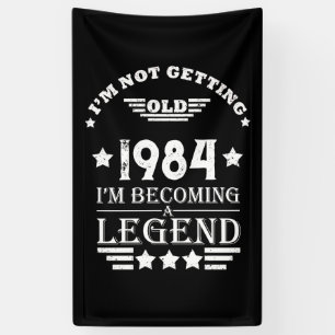 Personalisierte Vintage Geschenke zum 40. Geburtst Banner