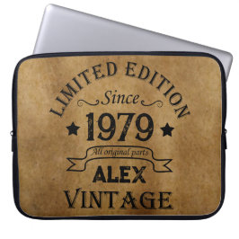 Personalisierte Vintage Geschenke zum 45. Geburtst Laptopschutzhülle