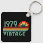 Personalisierte Vintage Geschenke zum 45. Geburtst Schlüsselanhänger (Rückseite)