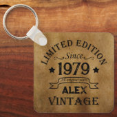 Personalisierte Vintage Geschenke zum 45. Geburtst Schlüsselanhänger (Vorderseite)