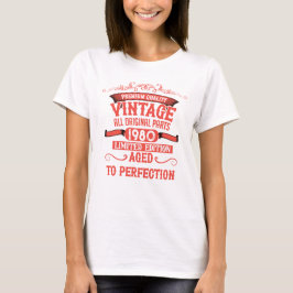 Personalisierte Vintage Geschenke zum 45. Geburtst T-Shirt