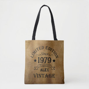 Personalisierte Vintage Geschenke zum 45. Geburtst Tasche