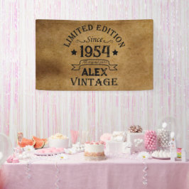 Personalisierte Vintage Geschenke zum 70. Geburtst Banner