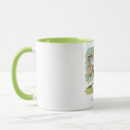 Personalisierte Vintage Golfer-Combo-Tasse Tasse