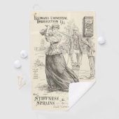 Personalisierte Vintage Golfer Golfhandtuch (Insitu)