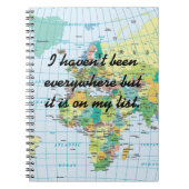 Personalisierte Vintage Karte Notizblock (Vorderseite)