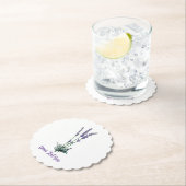 Personalisierte Vintage Lavendel-Blume Untersetzer (Vor Ort)