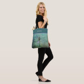 Personalisierte Vintage Libelle mit Blume Tasche B (Am Model)